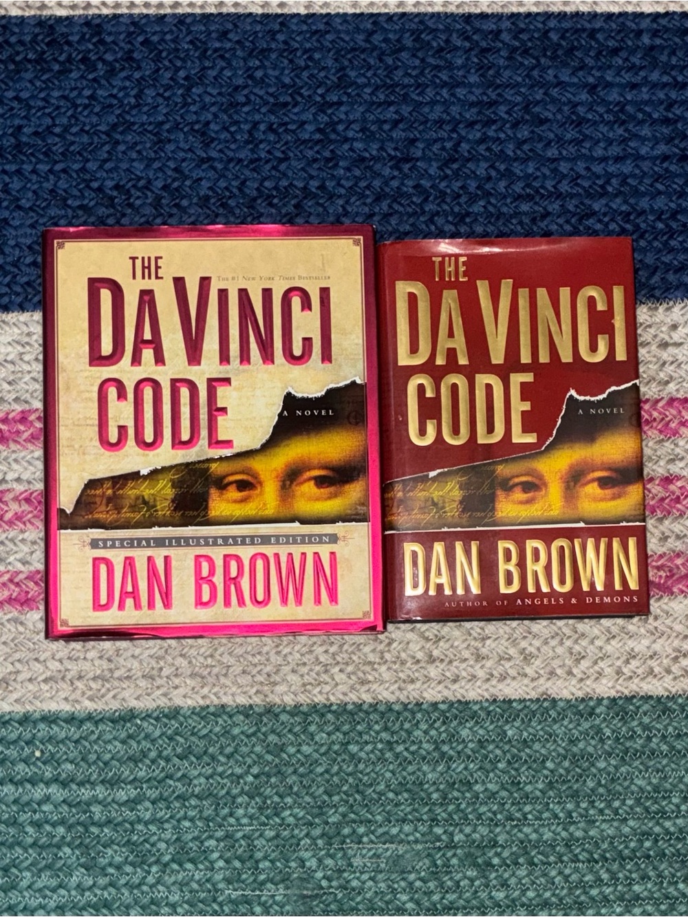 The Da Vinci Code Hardcover Book Bundle Dan Brown Standard & Illustrated Edition